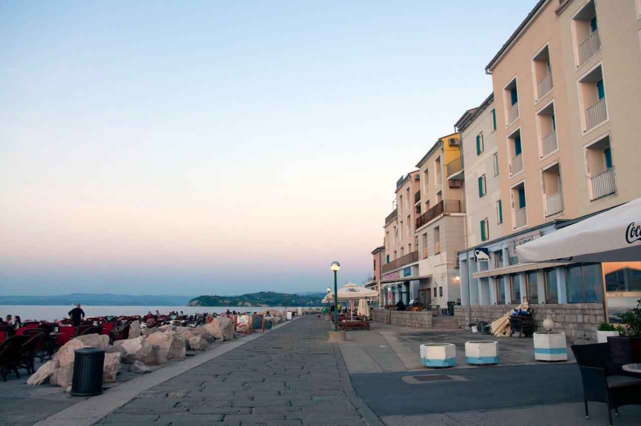 Spacious Balcony Apartment Piran Bagian luar foto